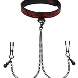 Fifty Shades of Grey Sweet Anticipation Halsbånd med Nippelklemmer