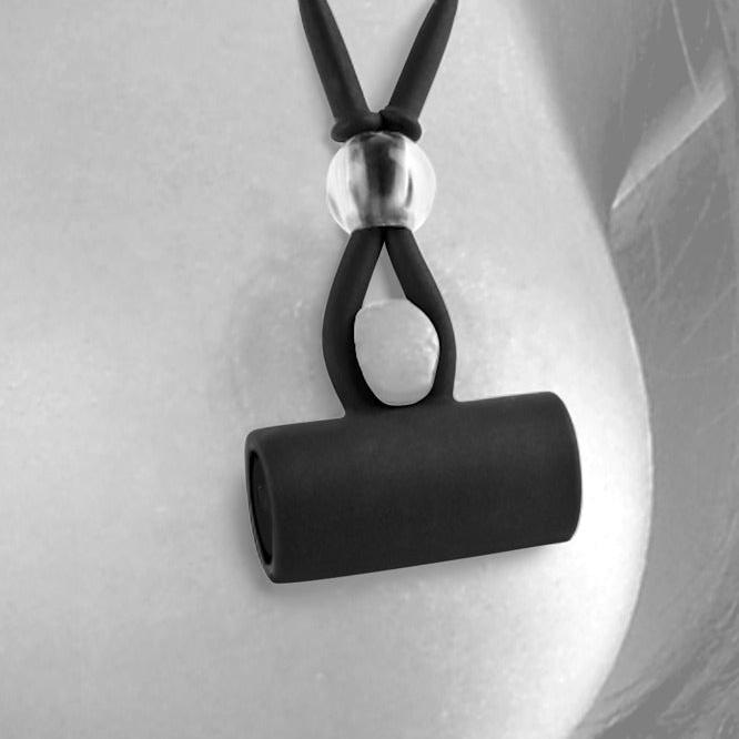 Vibrerende bryststimulator i silikon – Nipple Lassoer