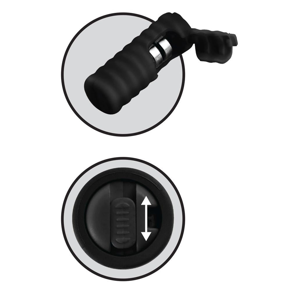 Vibrerende bryststimulator i silikon – Nipple Lassoer