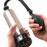 Transparent Penispumpe med Ballpumpe