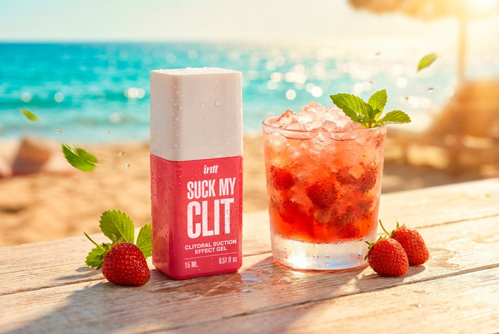 Klitorisgel med Sugende, Kjølende og Pirrende Effekt | Suck My Clit Wild Strawberry