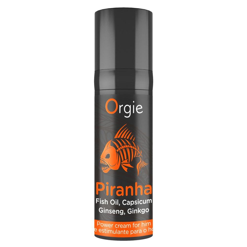 Peniskrem med Varmende og Stimulerende Effekt | Piranha Power Cream
