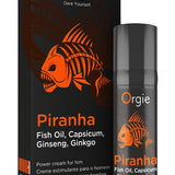 Peniskrem med Varmende og Stimulerende Effekt | Piranha Power Cream