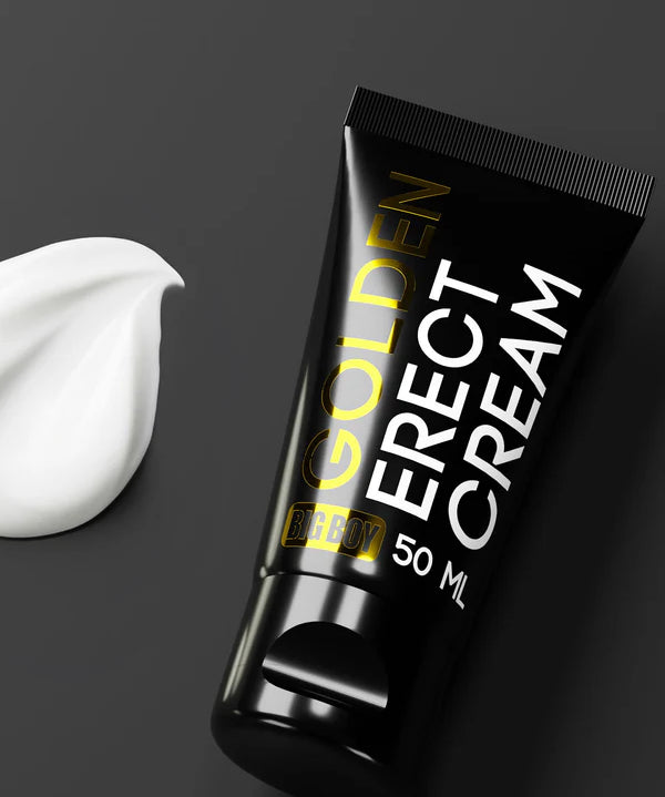 Peniskrem for Bedre Følsomhet og Pleie | Big Boy Golden Erect Cream
