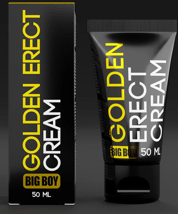 Peniskrem for Bedre Følsomhet og Pleie | Big Boy Golden Erect Cream