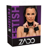 Leather Collar &amp; Cuff Bondage Set