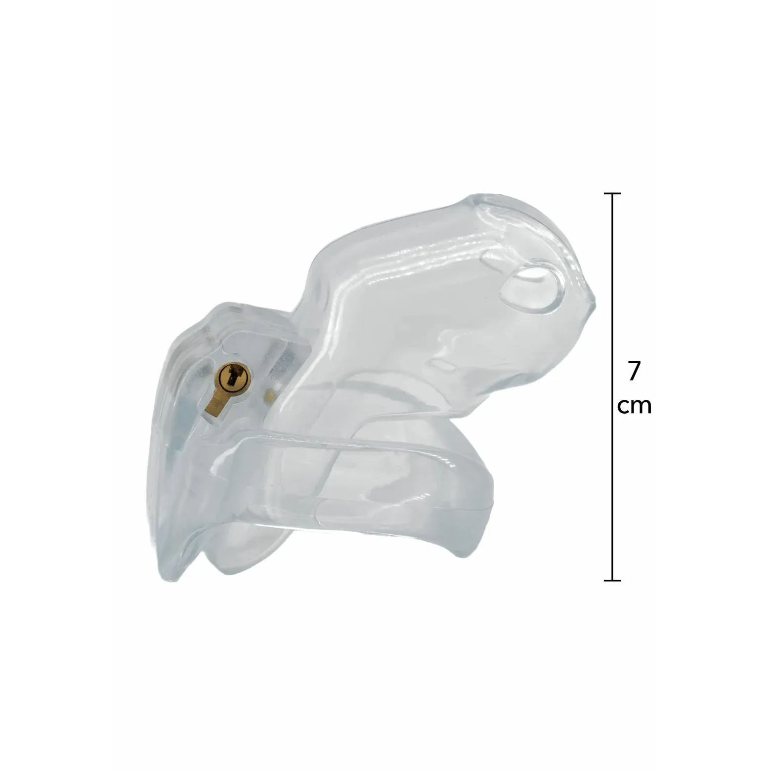 Clear Control Cock Cage Short