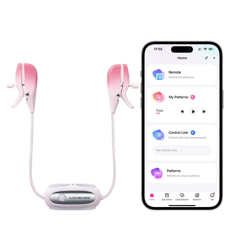 Lovense Gemini Appstyrte Vibrerende Nippelklemmer