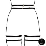 Le Désir hofteholder med doble lårbånd – plus size