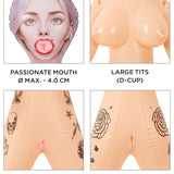 Tattooed Love Doll – Oppblåsbar sexleketøydukke med tatoveringer