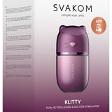 SVAKOM Klitty Klitorisstimulator med Slikke- og Sugefunksjon