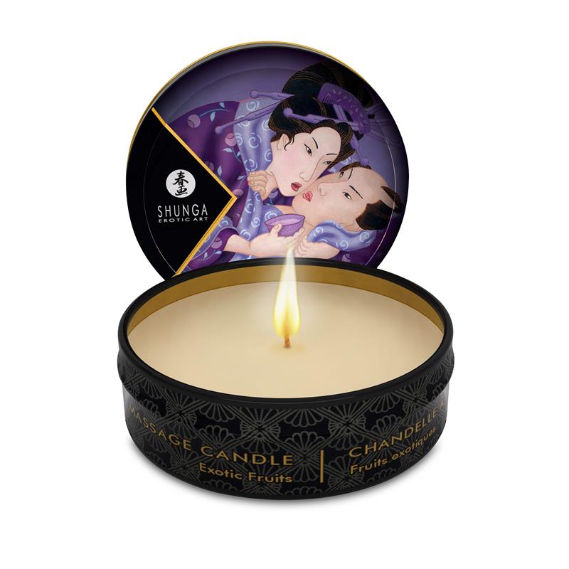 Shunga Mini Massasjelys Libido (30 ml) - Exotic Fruits