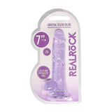 KlarLilla Realistisk Dildo - 19 cm