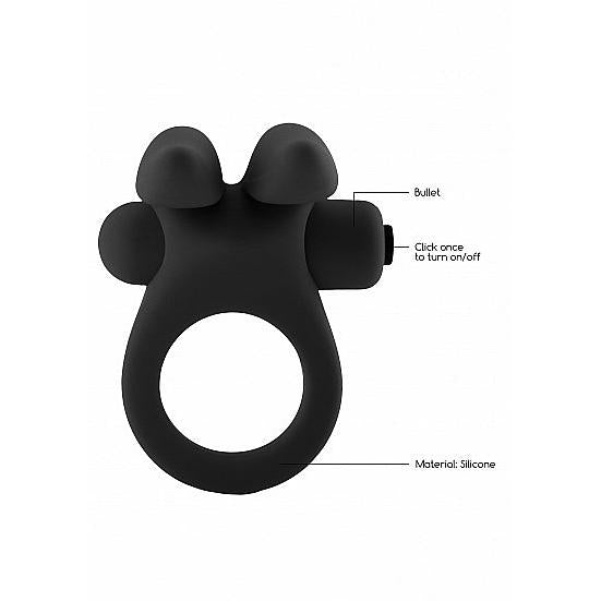 Bunny penisring med vibrator
