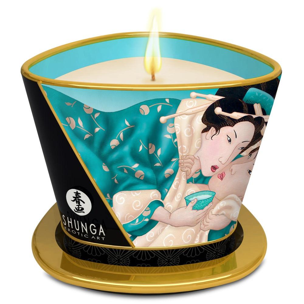 Shunga massasjelys Sensual (170 ml) - Island Blossom