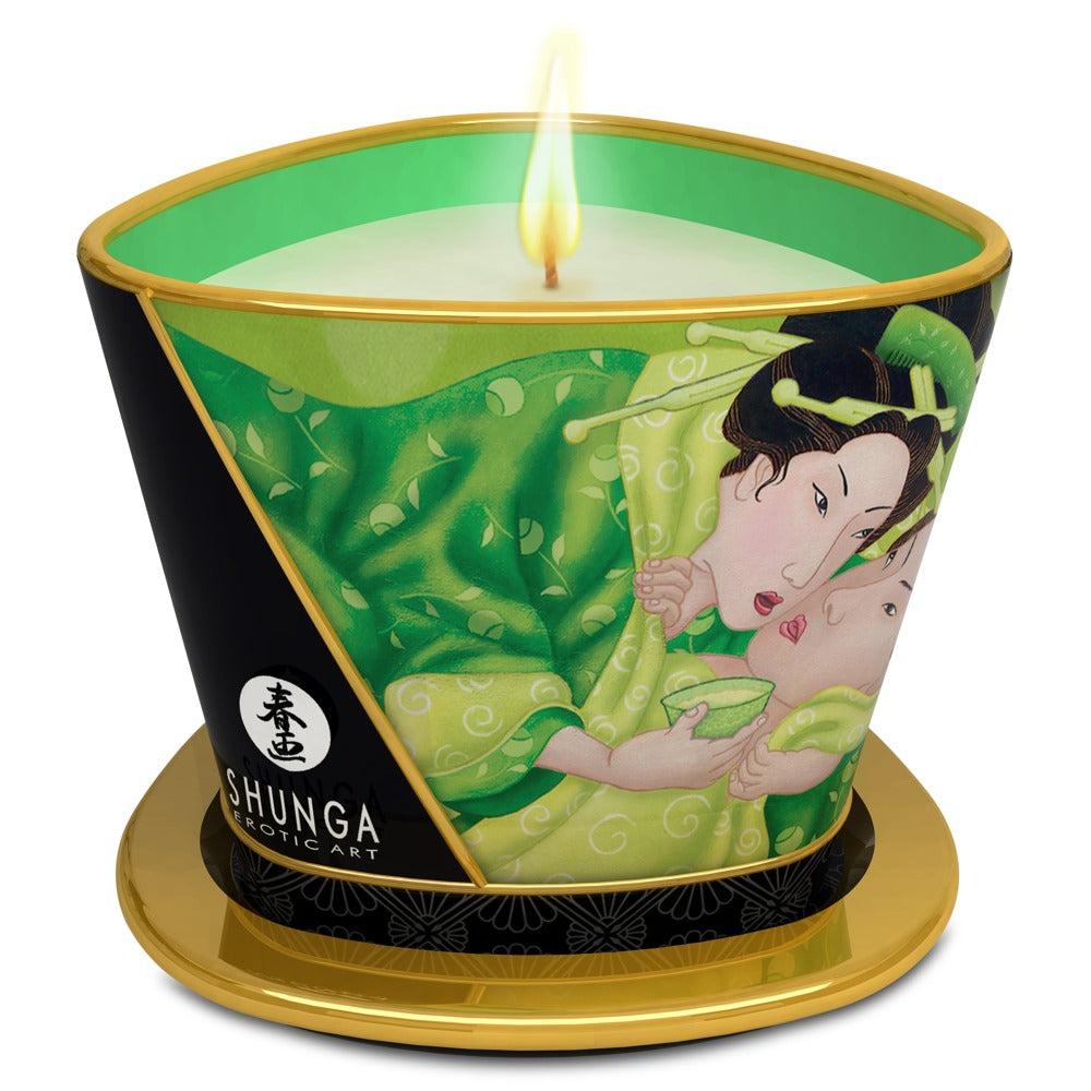 Shunga Massasjelys Zenitude (170ml) - Exotic Green Tea