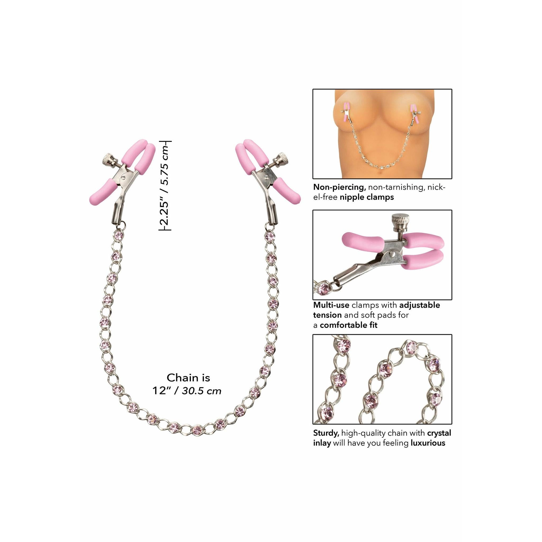 Crystal nipple teasers