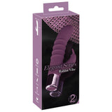 Lilla Rabbit Vibe vibrator i elegant emballasje, med mykt silikon og dobbel stimulering.