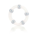 Metallic Bead PenisRing - med stimulerende kuler