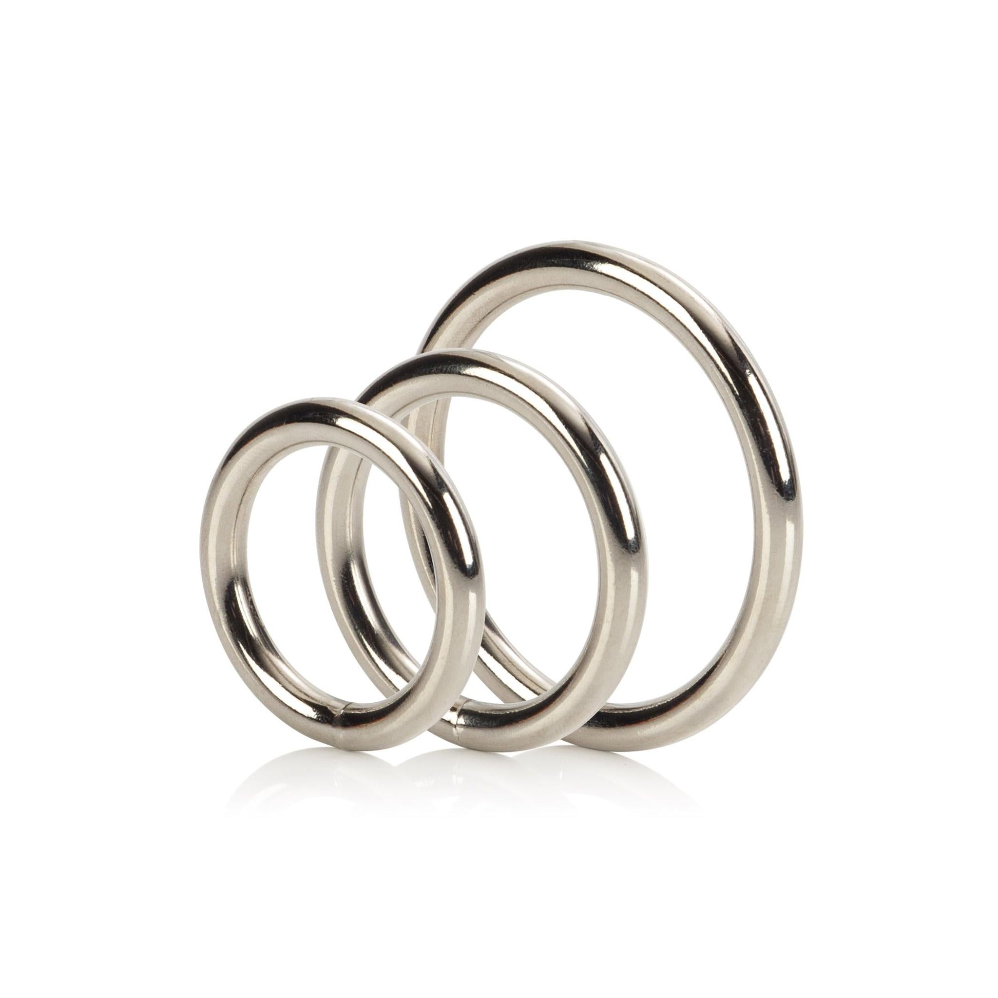 Silver ring 3 delt sett