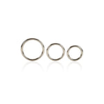 Silver ring 3 delt sett