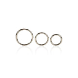 Silver ring 3 delt sett