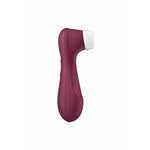 Satisfyer Pro 2 Generasjon 3 i mørk lilla silikon med hvit stimulatorhode og ergonomisk design.