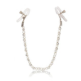 Hvite krystaller nipple chain