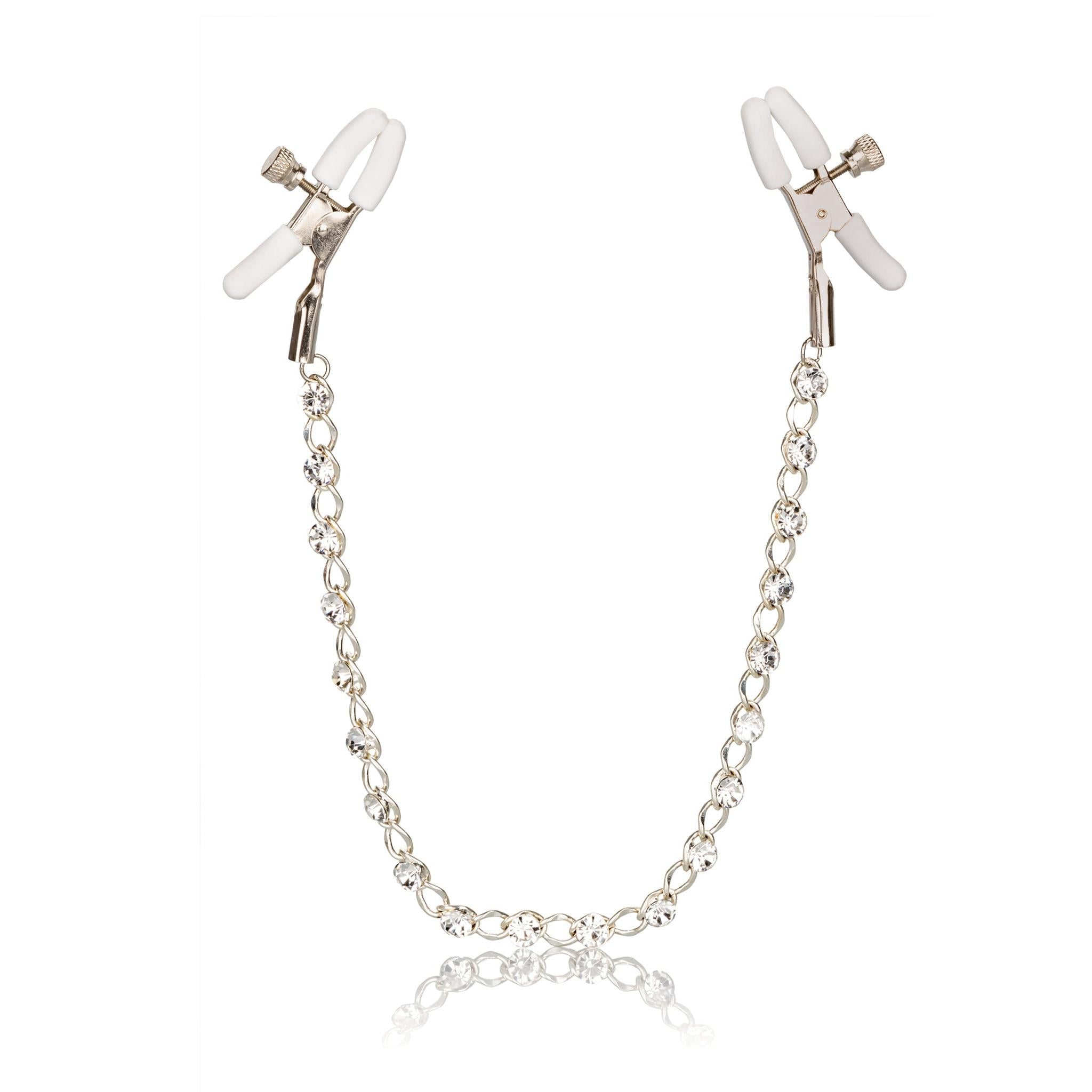 Hvite krystaller nipple chain