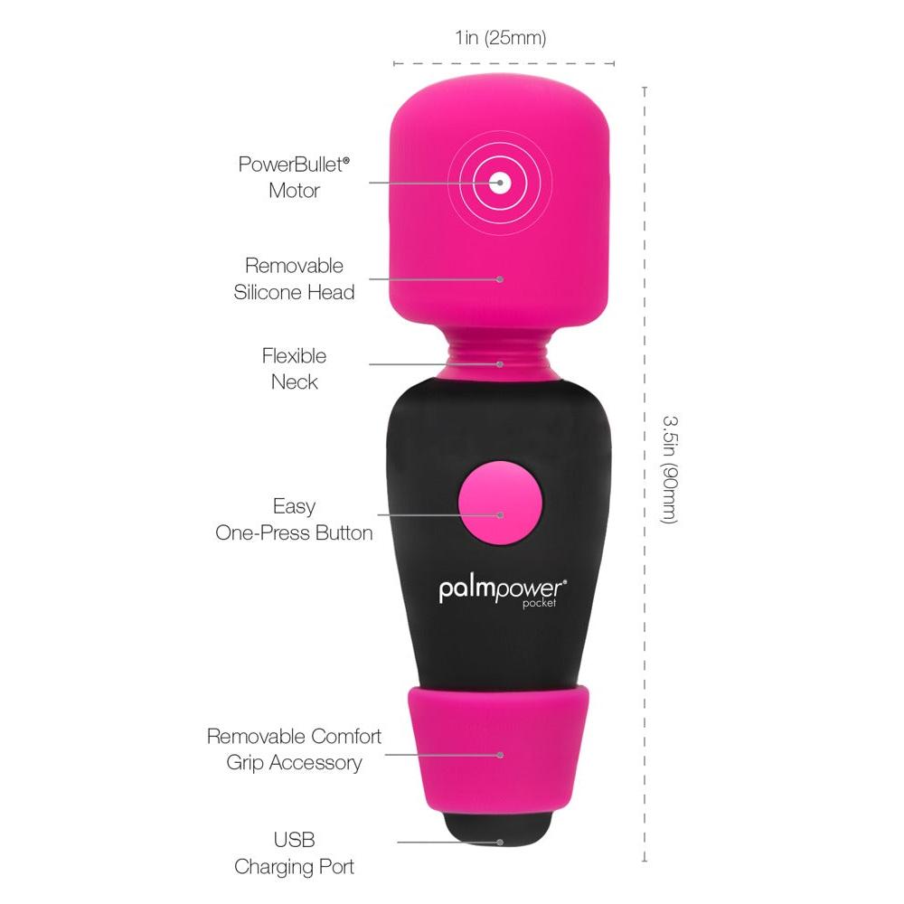 Palmpower Pocket - Liten Massasjestav