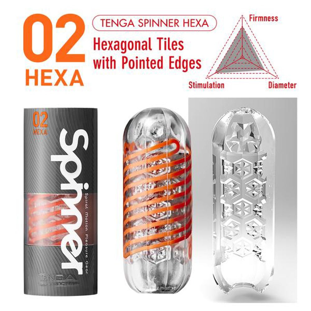 Tenga Spinner Masturbator HEXA 02