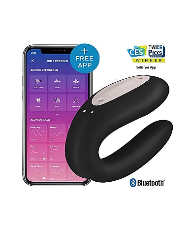 Satisfyer Double Joy Appstyrt Parvibrator