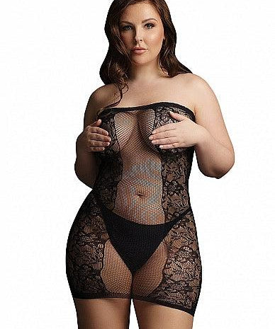 Le Désir Strapless Mini Dress - Plus Size