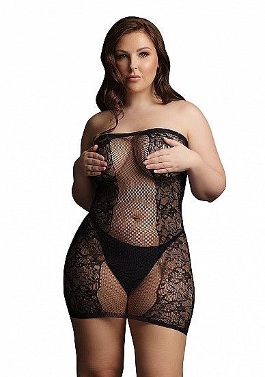 Le Désir Strapless Mini Dress - Plus Size