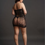 Le Désir Strapless Mini Dress - Plus Size
