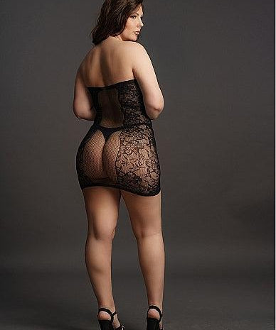 Le Désir Strapless Mini Dress - Plus Size