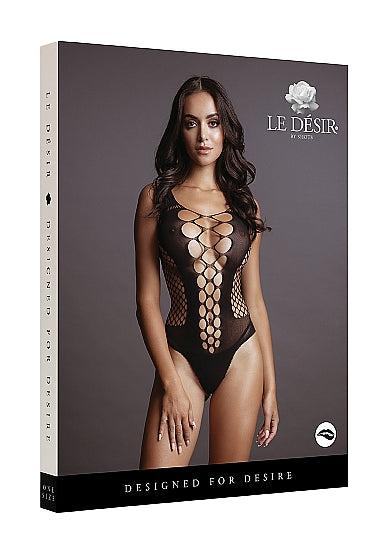 Le Désir Contrast Fencenet Teddy - One Size