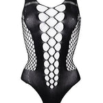 Le Désir Contrast Fencenet Teddy - One Size