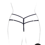 Le Désir Ami - Thong with Adjustable Sliders and Golden Details - Plus Size