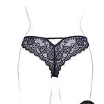 Le Désir Claire - Elastic Lace Brief with Golden Details - Plus Size