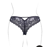 Le Désir Claire - Elastic Lace Brief with Golden Details - Plus Size
