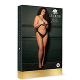 Le Désir Claire - Elastic Lace Brief with Golden Details - Plus Size