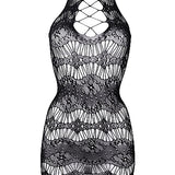 Le Désir Criss Cross Neck Mini Dress - One Size