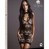 Le Désir Criss Cross Neck Mini Dress - One Size