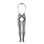 Le Désir Leopardmønstret Halterneck Bodystocking - One Size