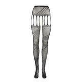 Le Désir Crotchless Cut-Out Pantyhose - One Size