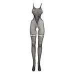 Le Désir Frekk Bodystocking i Fishnet og Fence Net - One Size