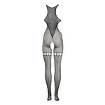 Le Désir Frekk Bodystocking i Fishnet og Fence Net - One Size