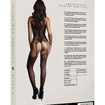 Le Désir Fishnet and Lace Teddy med Strømper - One Size