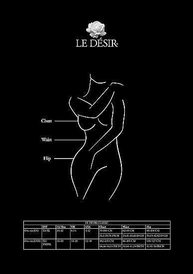 Le Désir Fishnet and Lace Teddy med Strømper - Plus Size